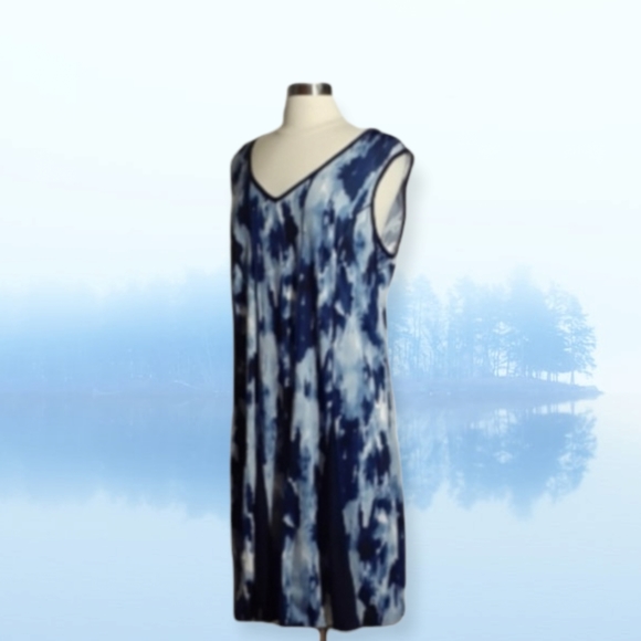 Sami & Jo Dresses & Skirts - Sami & Jo Fit and Flare Watercolor Print Dress